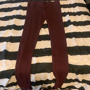 Maroon Leggings